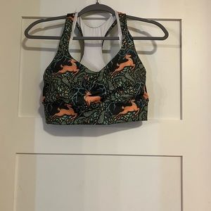 Fantasy print sports bra